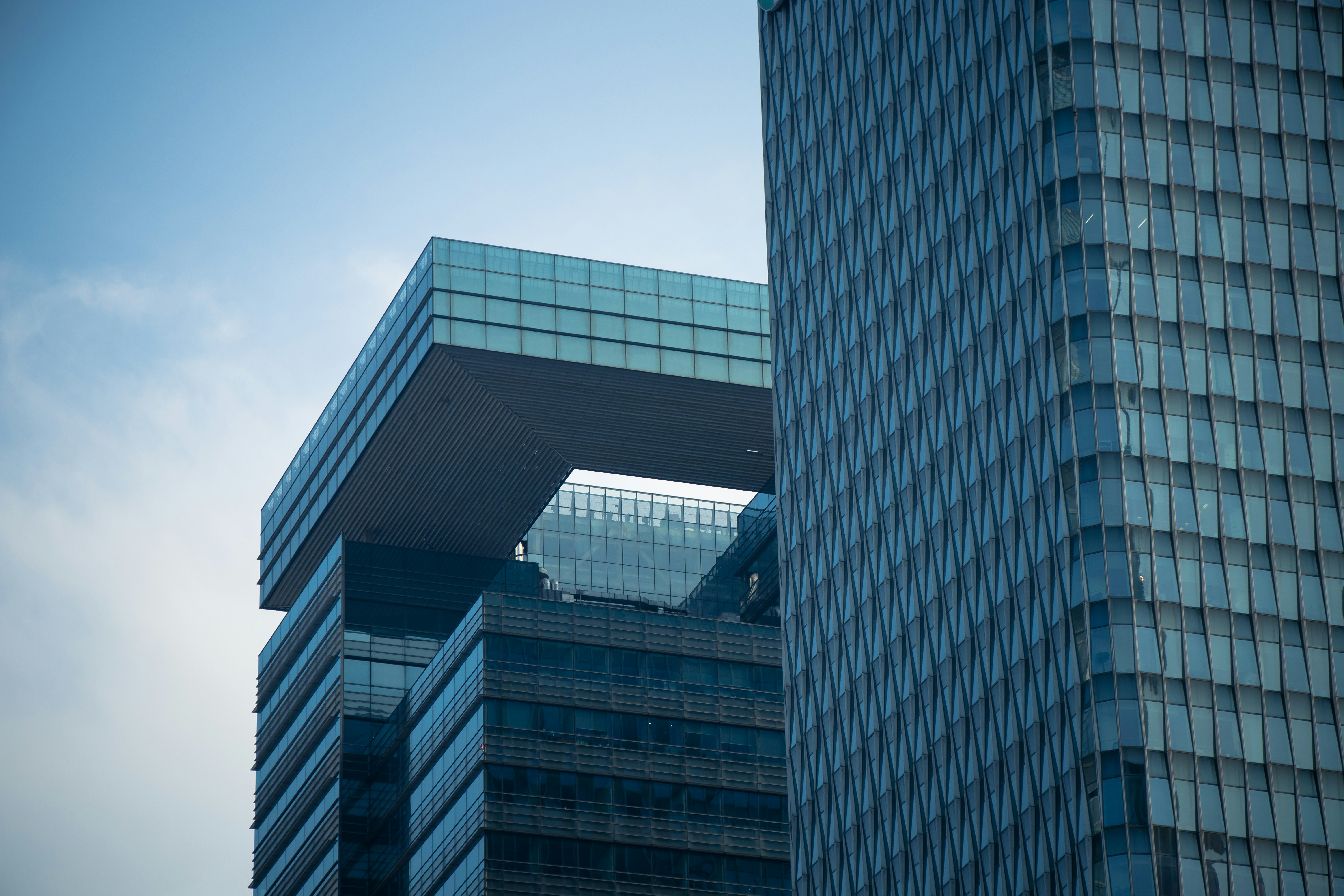 A finished product commercial building